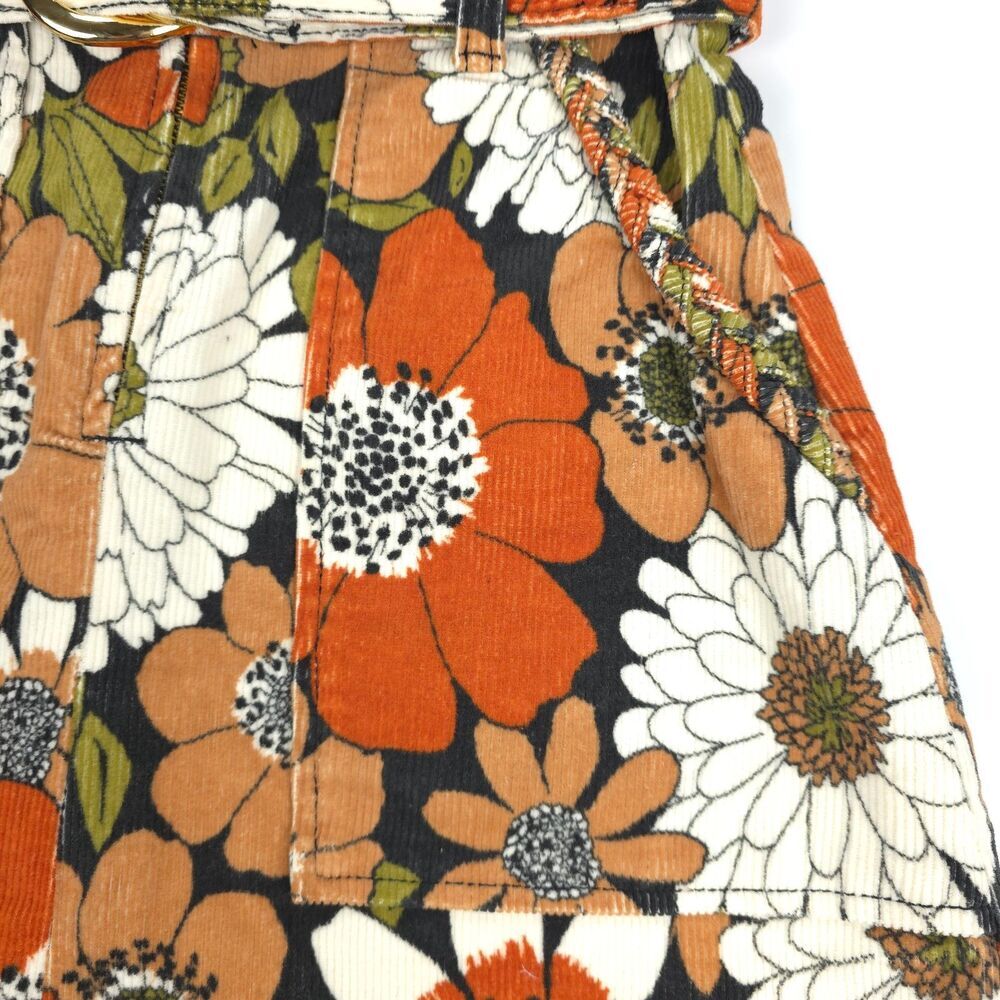 SHOW ME YOUR MUMU Outlaw Dress Hutton Floral Corduroy 70s Western Boho Indie - Picture 6 of 11